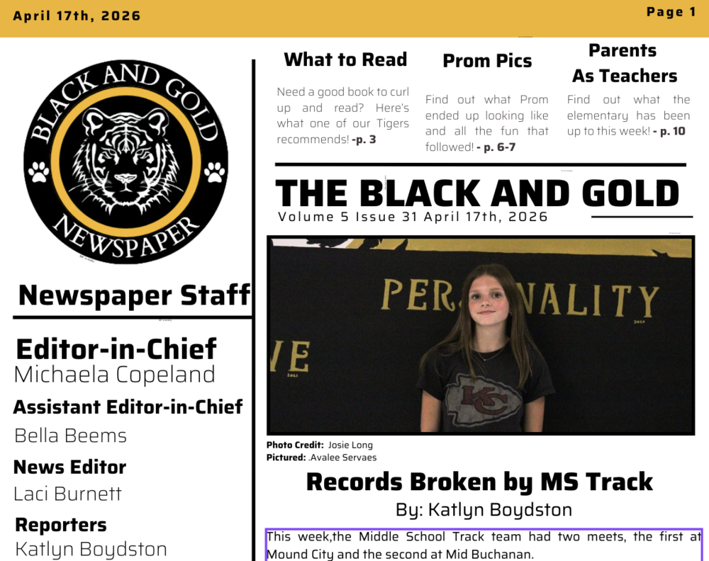 The Black and Gold: April 17, 2026