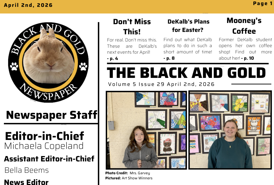 The Black and Gold: April 2, 2026