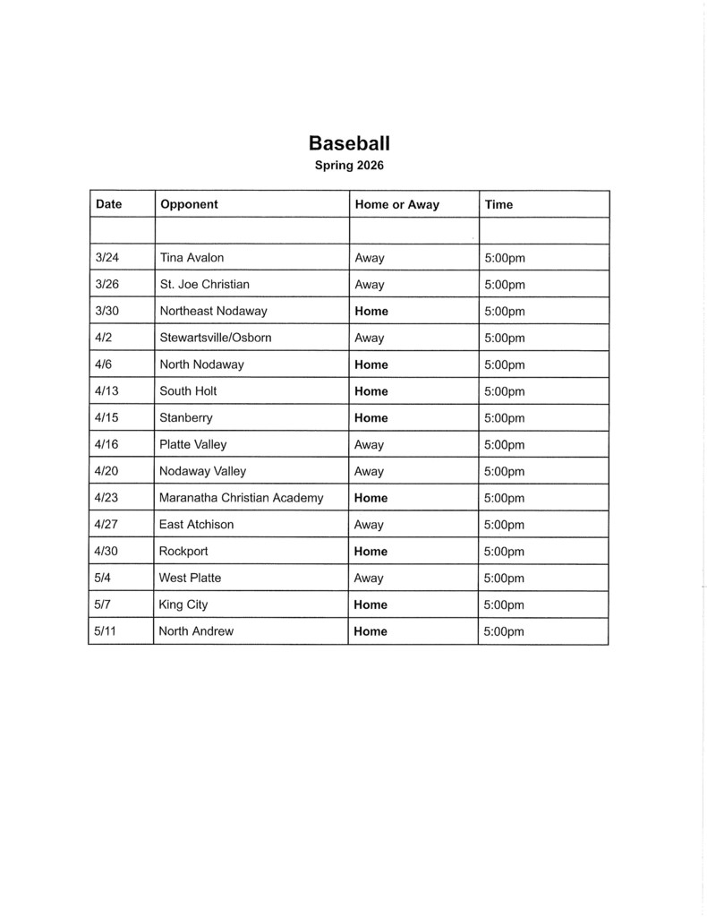 High School Baseball