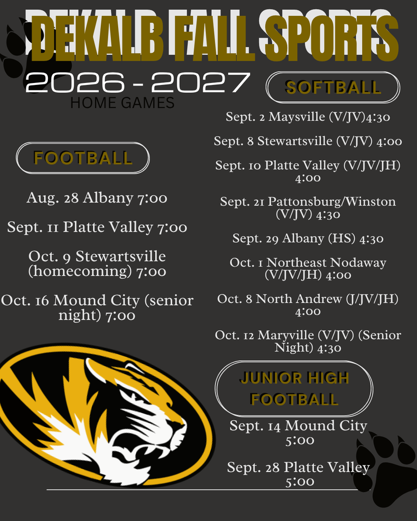 2026 Fall Sports