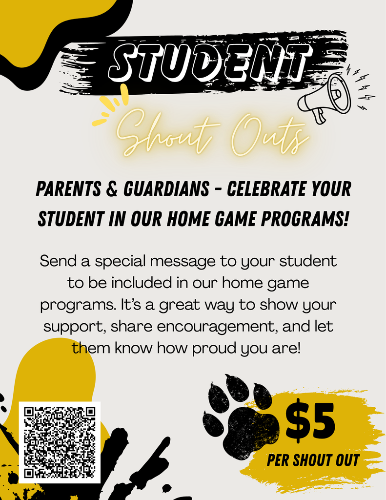 Student Shout Outs!