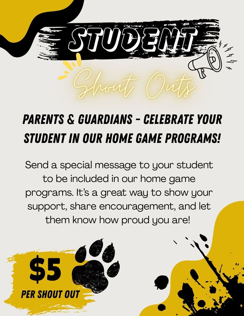 Student Shout Outs!