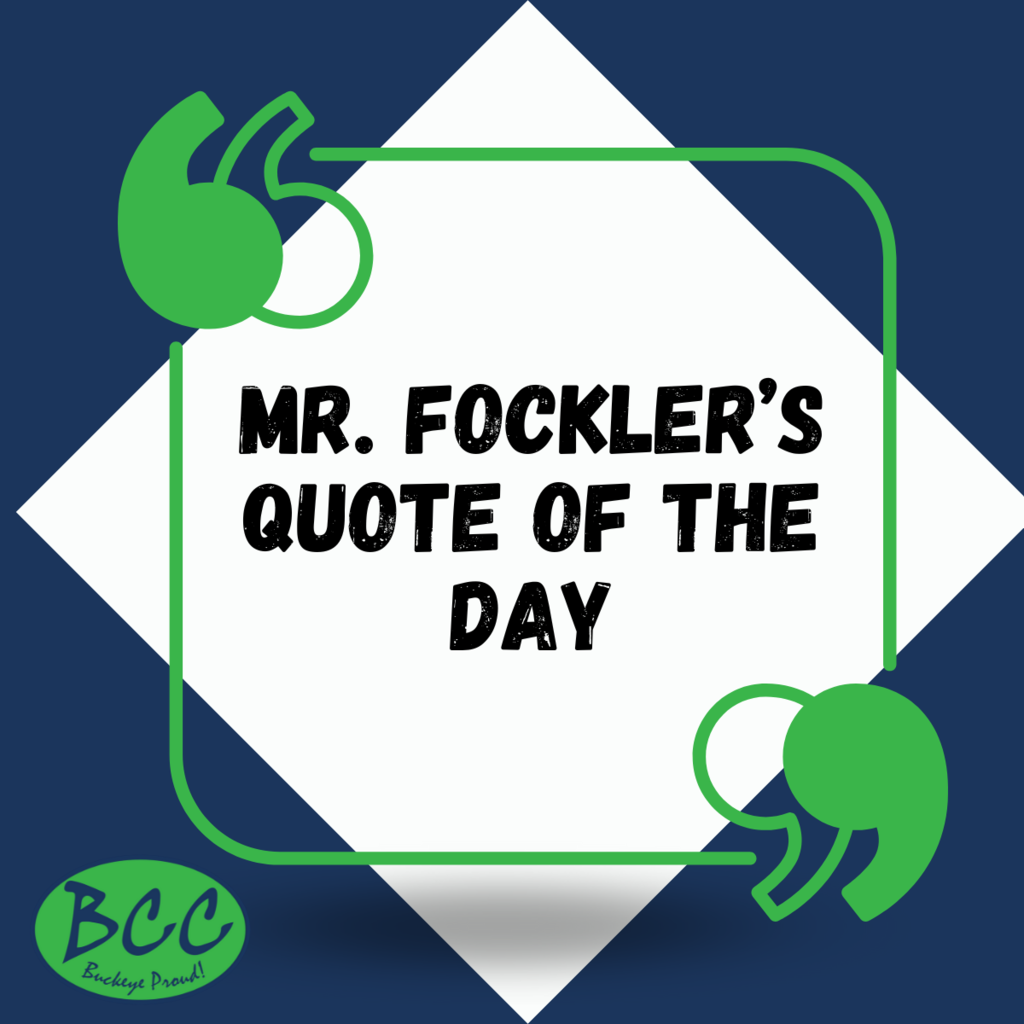 Quote of the day