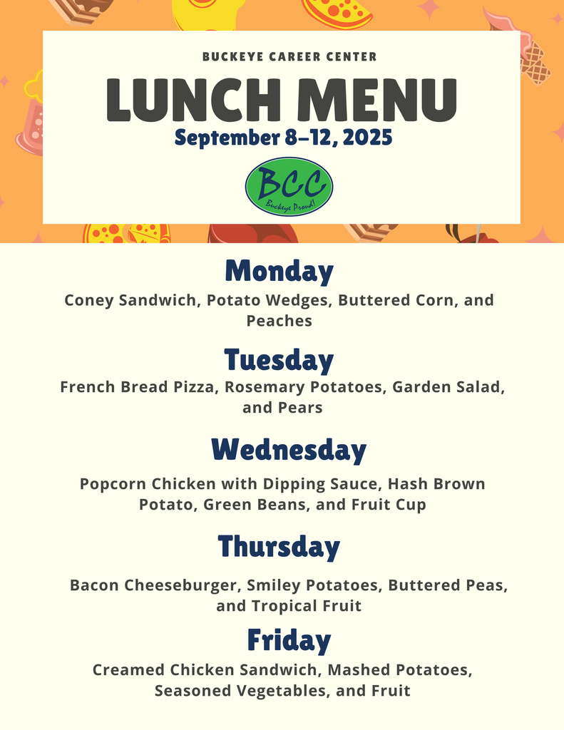 Lunch Menu 8-12