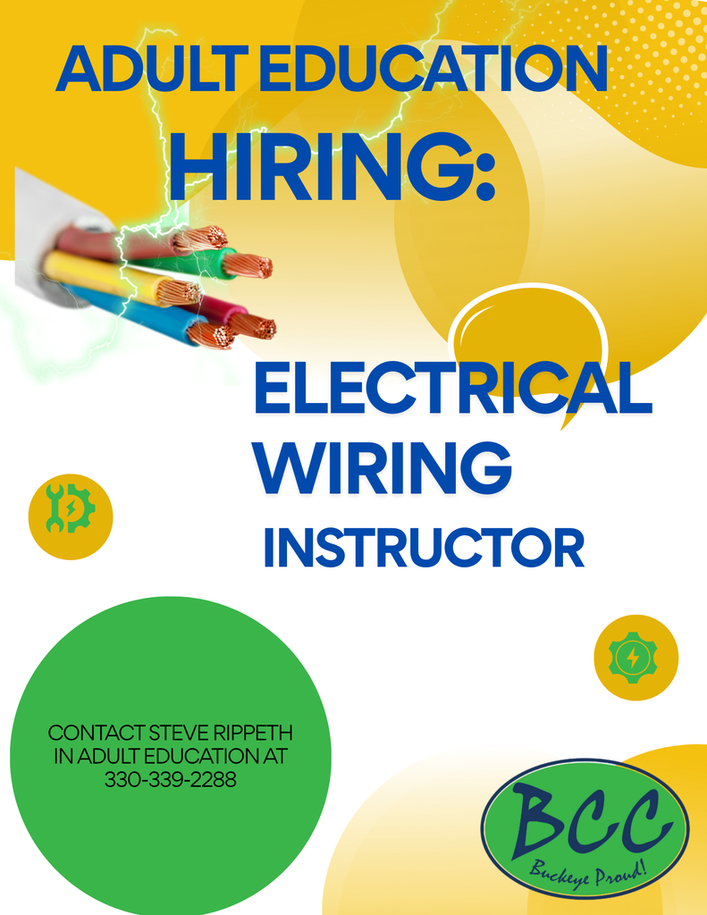Hiring Electrical Wiring instructor