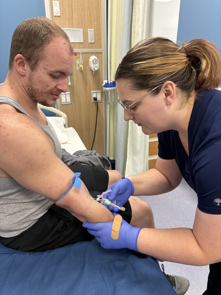 Practicing  venipuncture