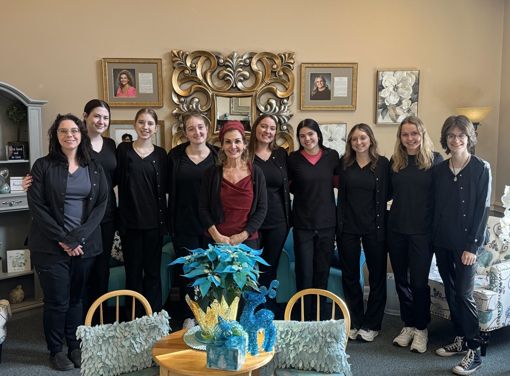 Dental Assisting class observing at a Dental office