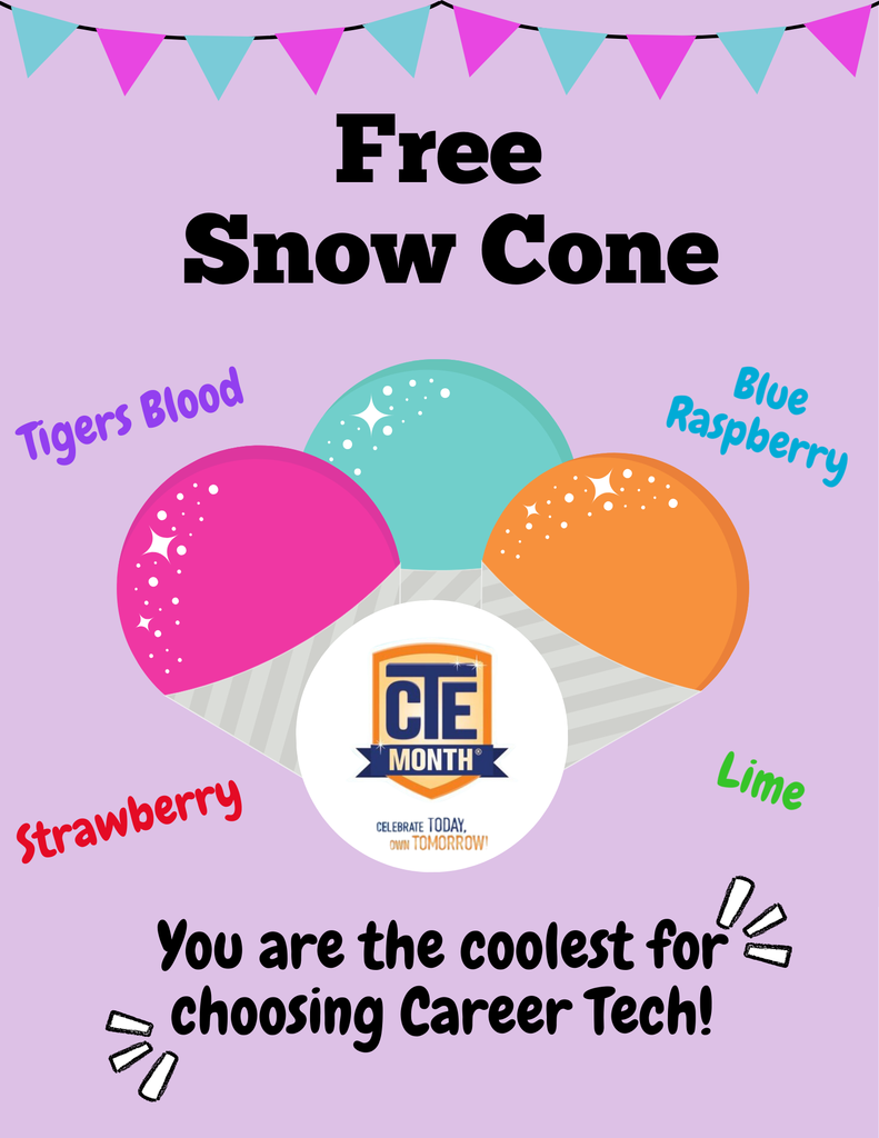 CTE Lunch theme Free Snow Cone (US Letter)