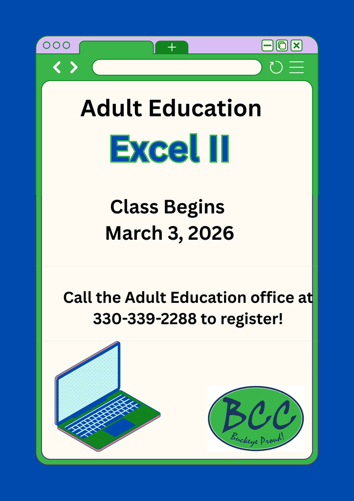 Excel II class starting March 3, 2026
