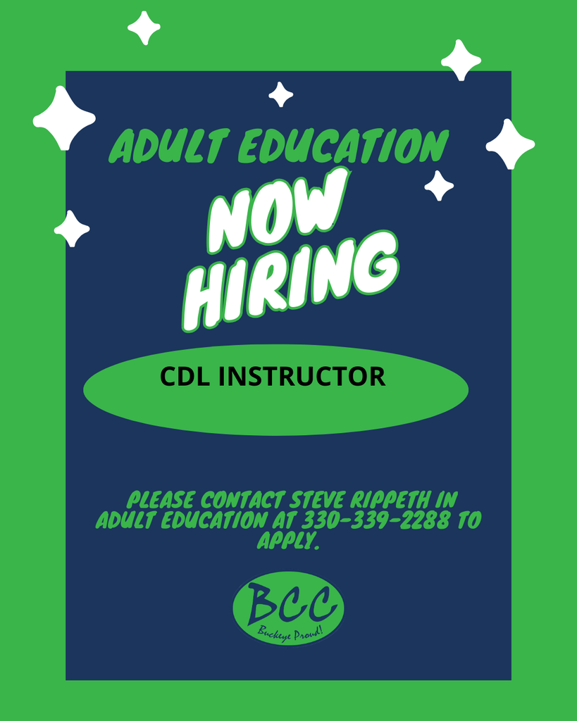 Hiring CDL Instructor