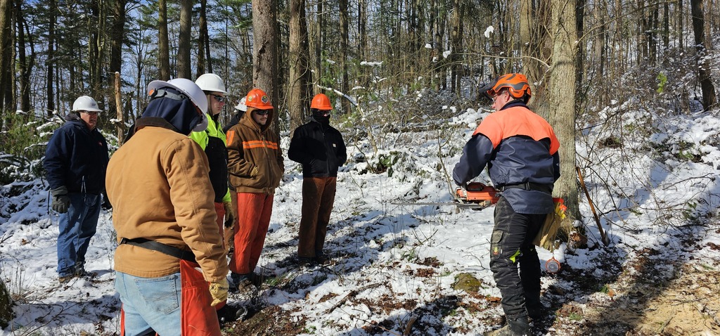 Adult Education Utility Lineworker students completed their CSAW Basic Training course.