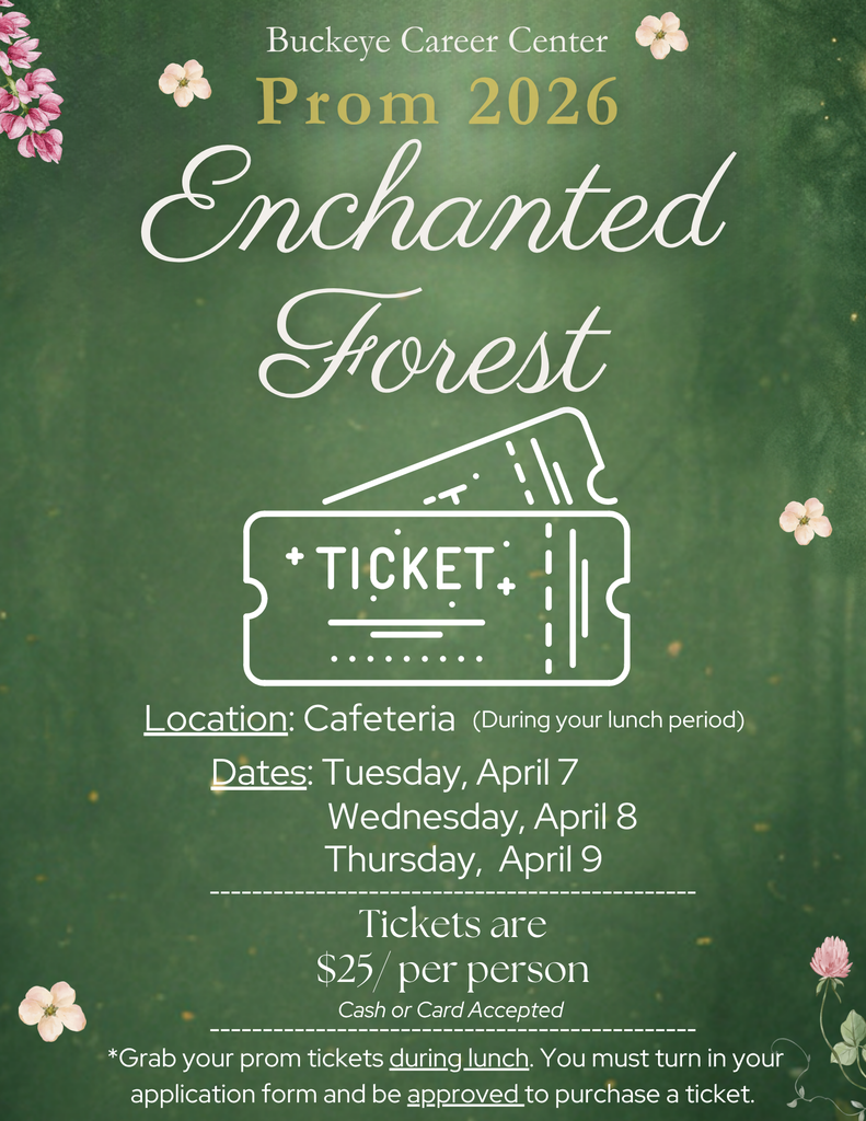 Prom 2026 Ticket Sales Flyer