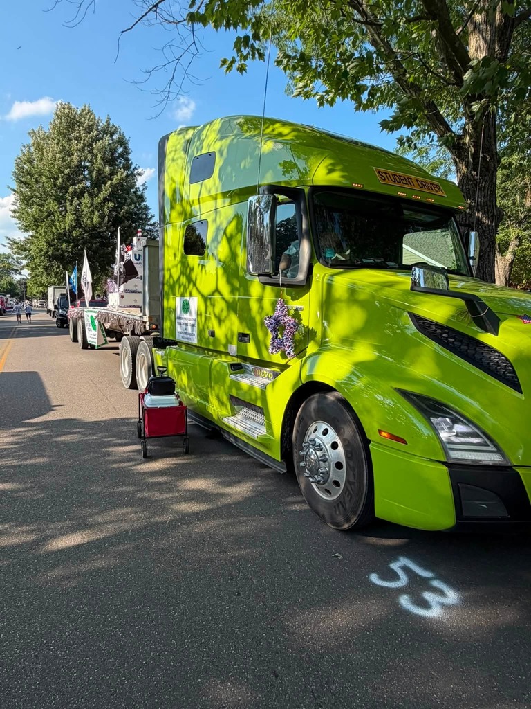 green truck