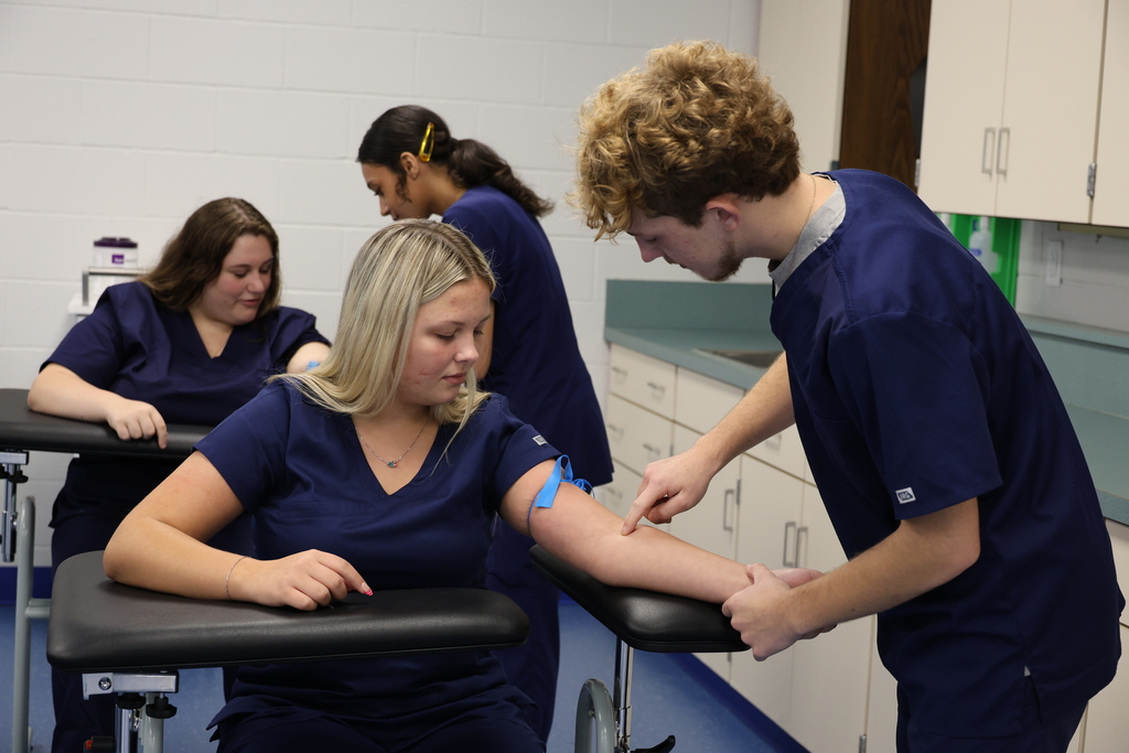 Practicing for phlebotomy 