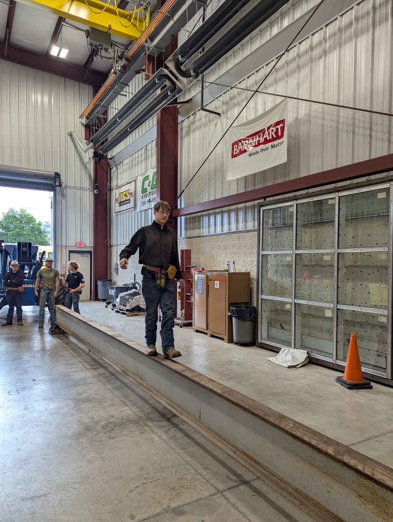 Welding visit to local 550