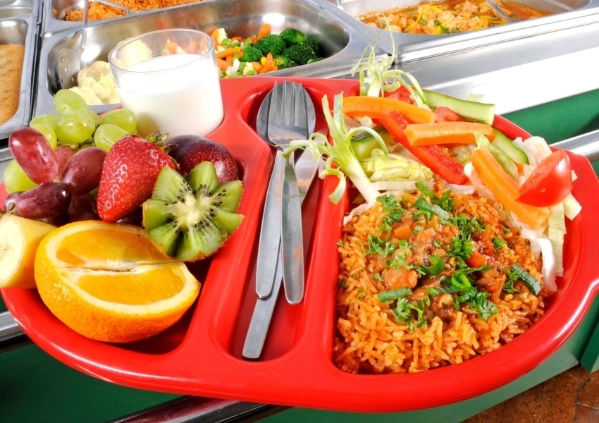 tray of food