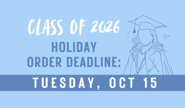 Holiday Order Deadline 10/15