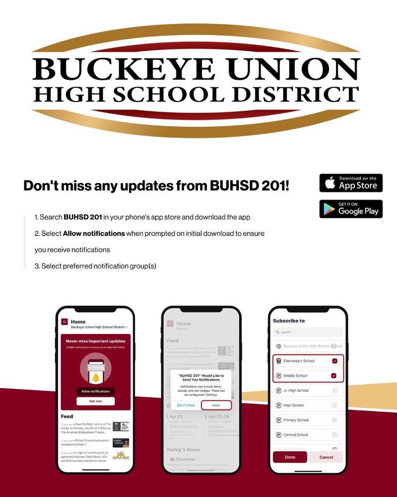BUHSD 201 App