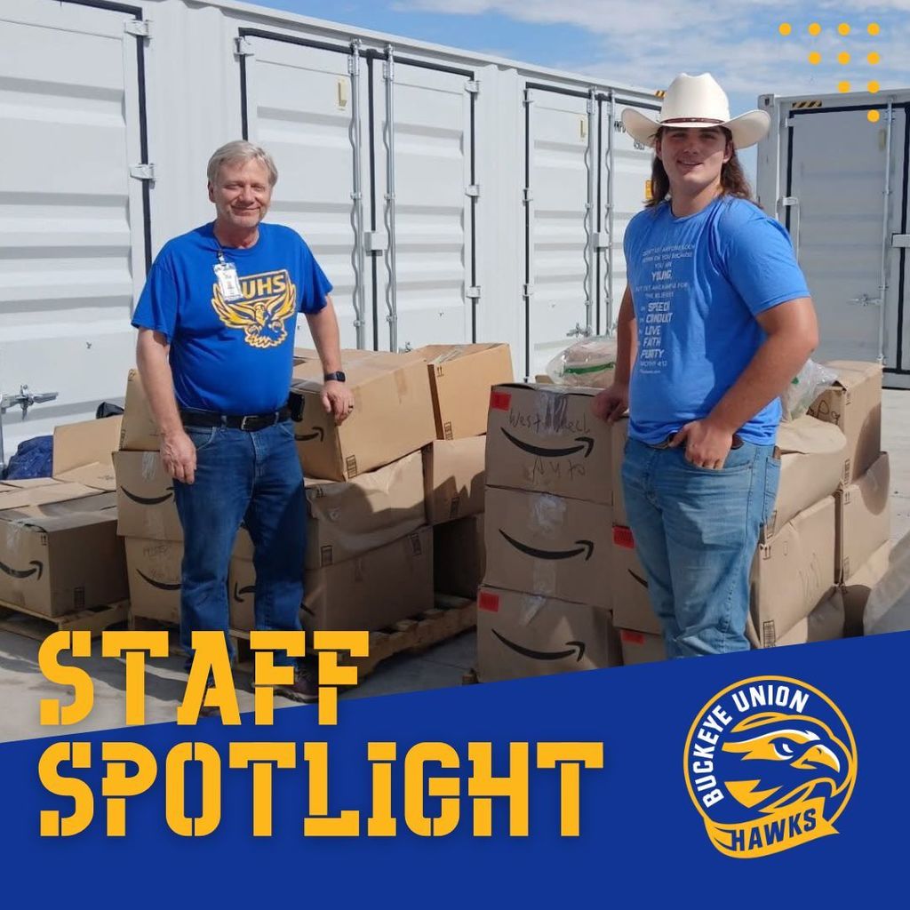 Staff Spotlight Graphic featuring Mr. Baur