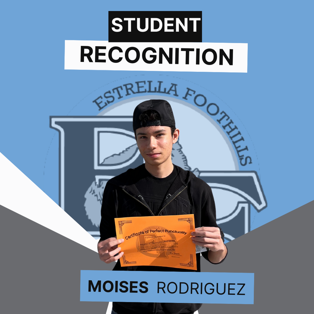 student recognition flyer