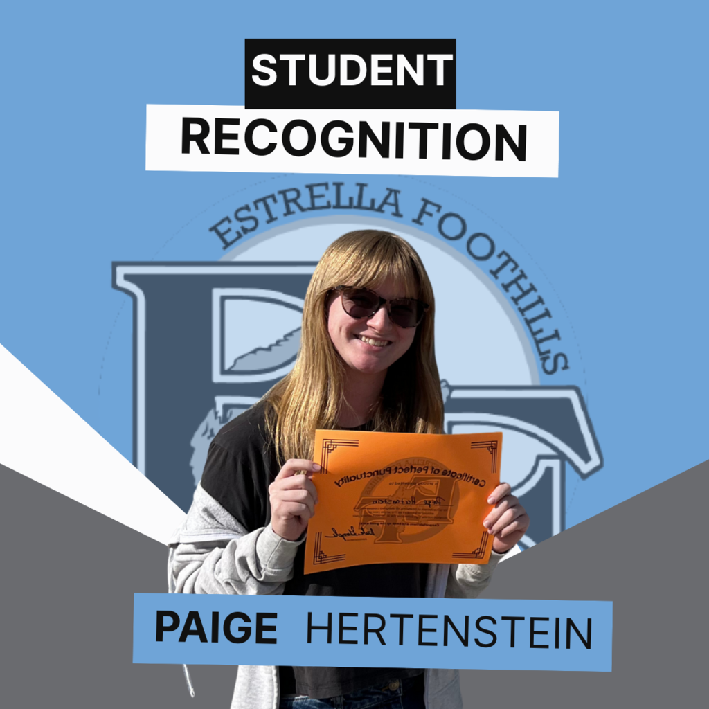 student recognition flyer