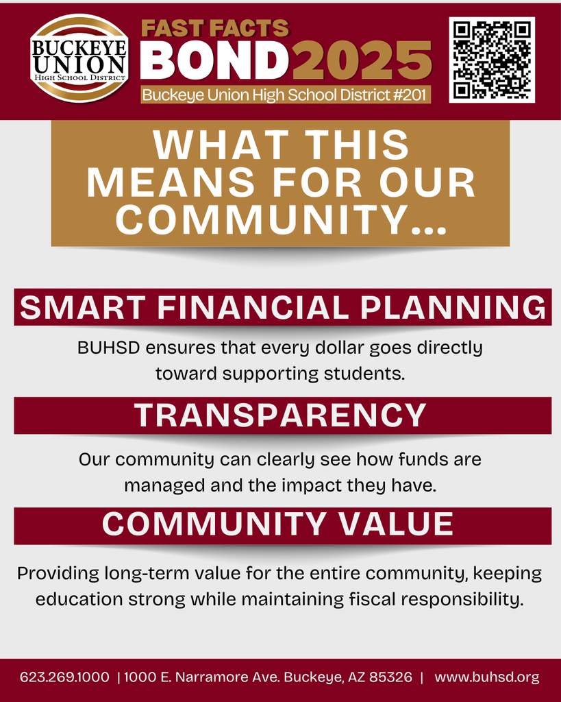 what the bond sales mean for the buhsd community flyer