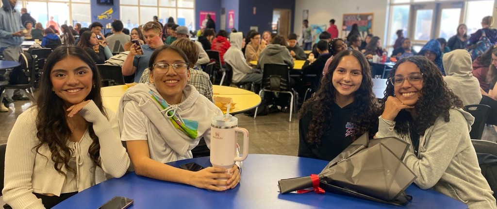 students posing for photo