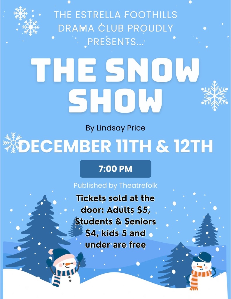drama club event flyer