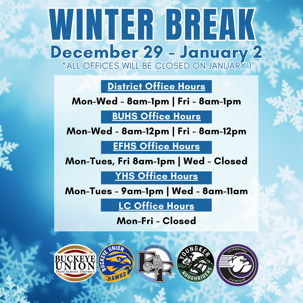 winter break hours