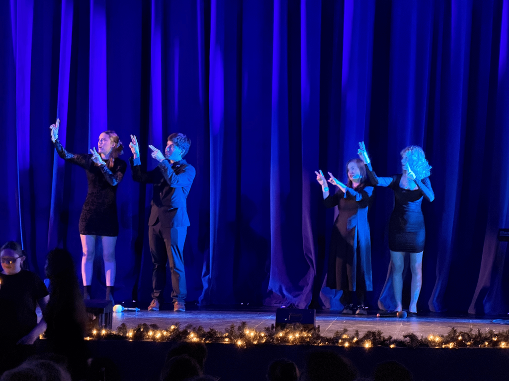 winter concert students pictured performing