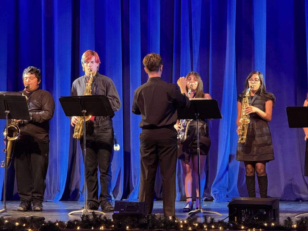winter concert students pictured performing
