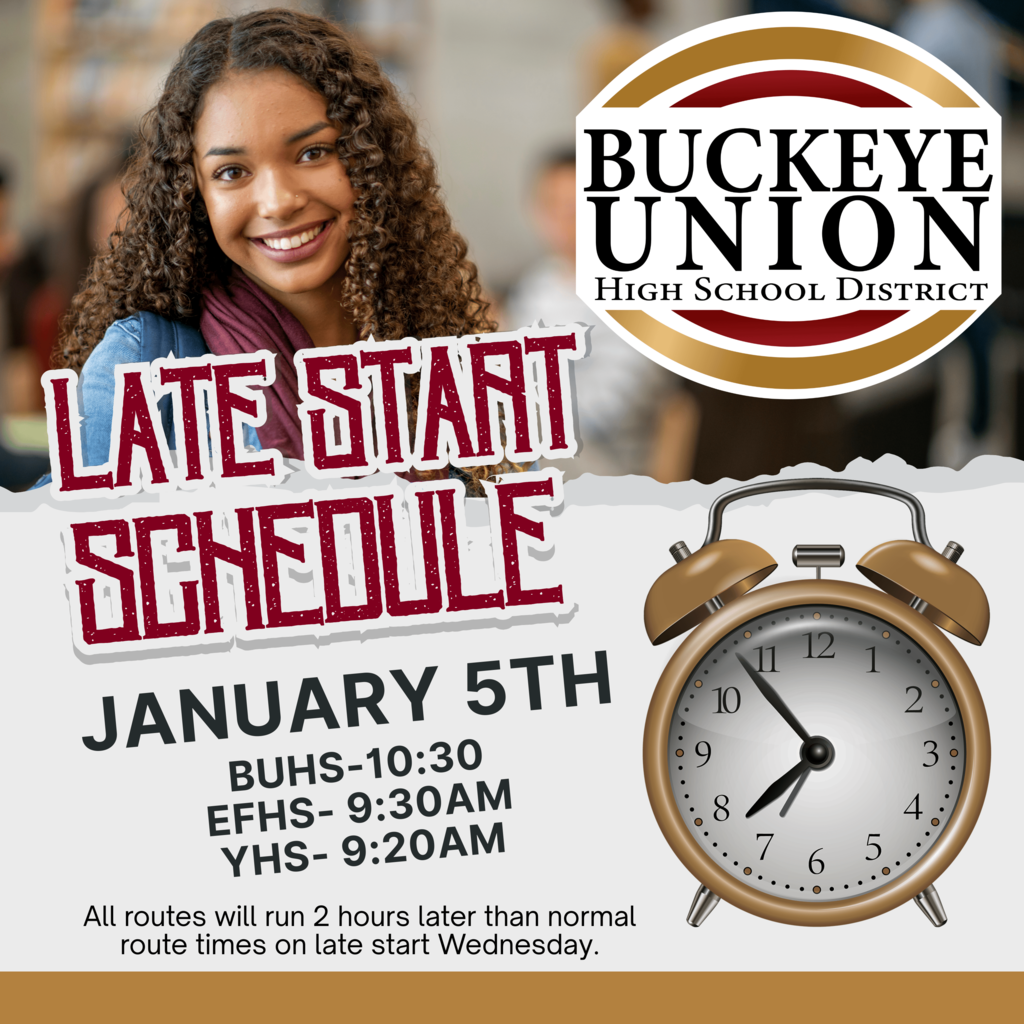 late start reminder poster