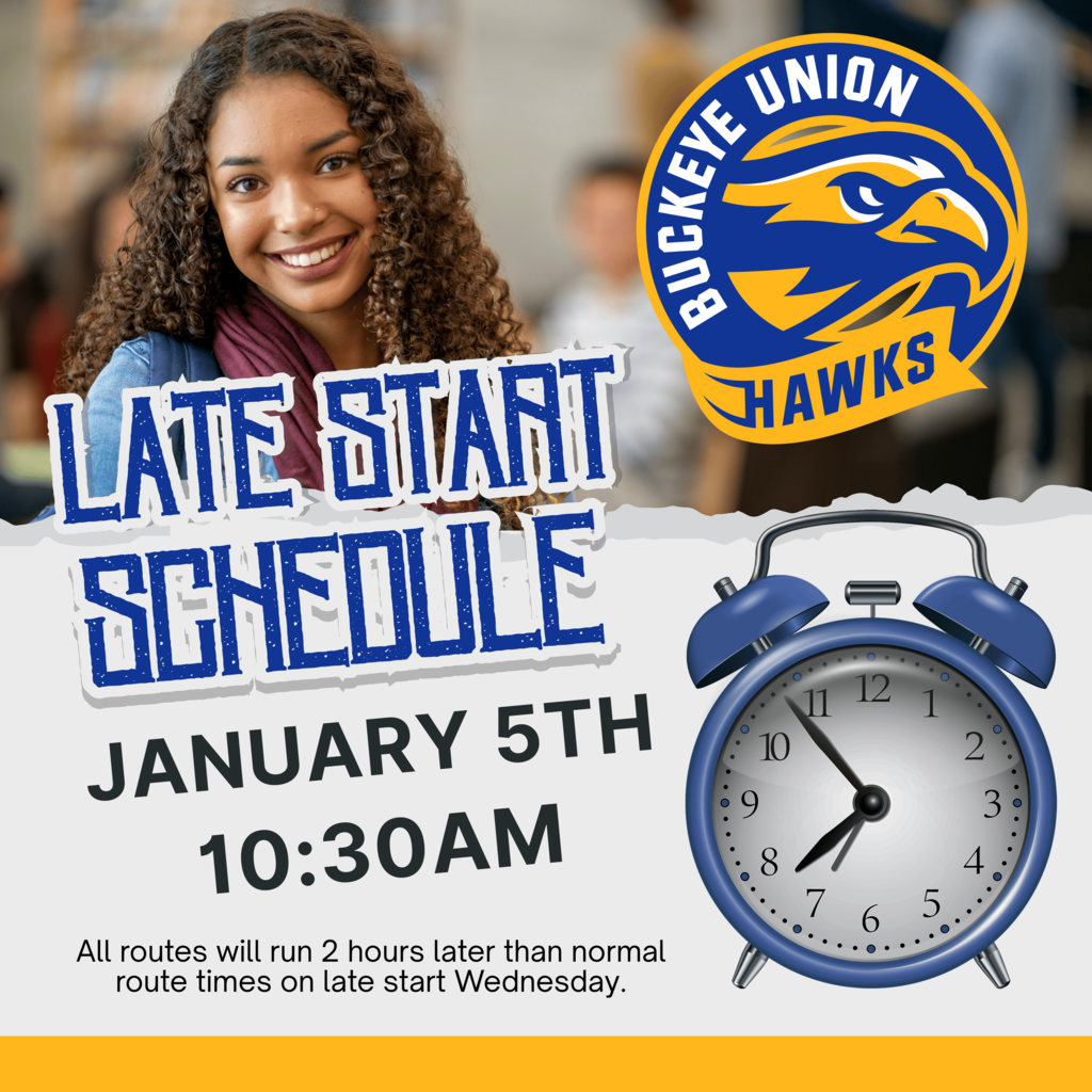 late start reminder poster
