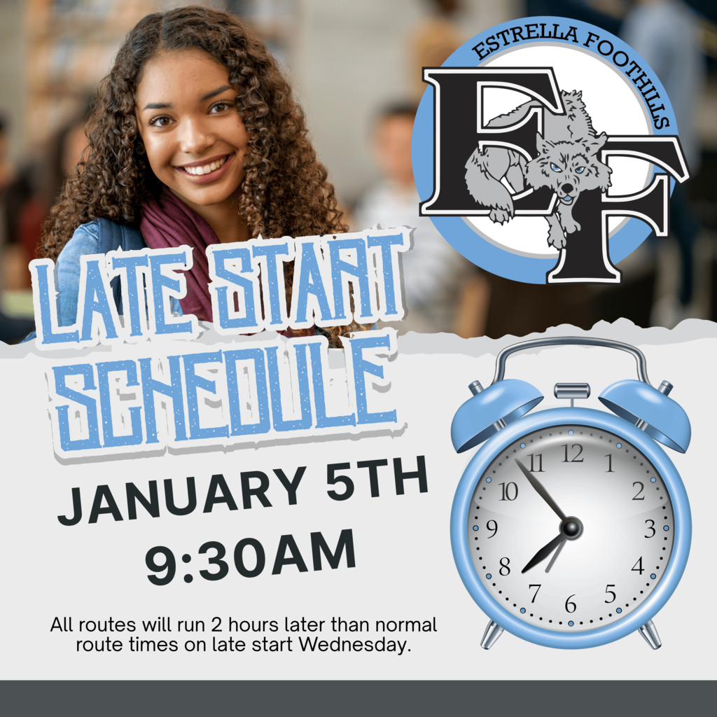 late start reminder poster