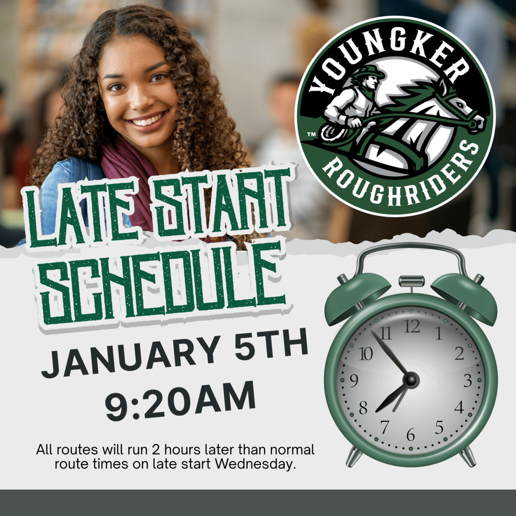 late start reminder poster