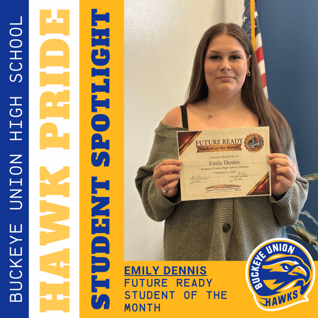 future ready student of the month graphic