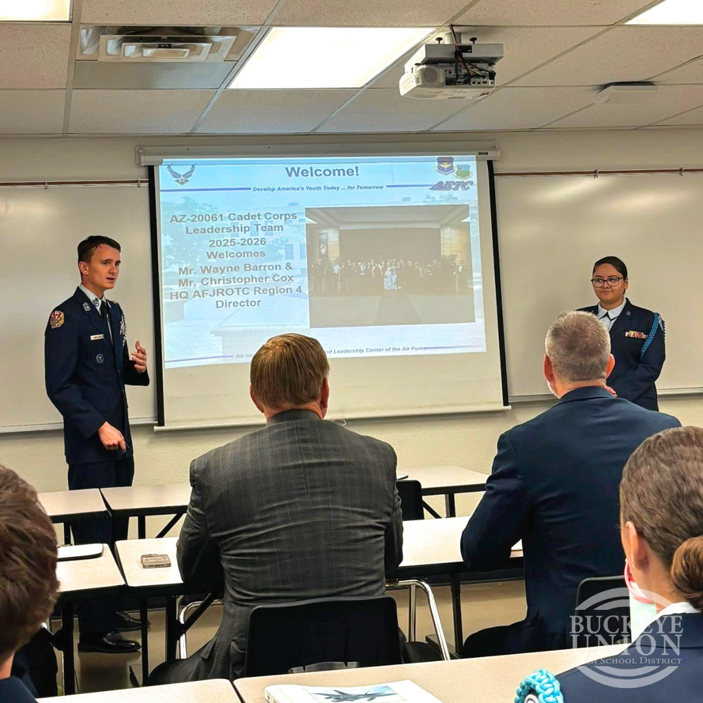 Air Force Junior ROTC students