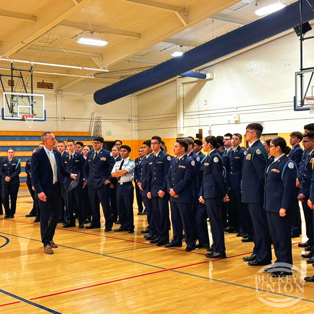 Air Force Junior ROTC students