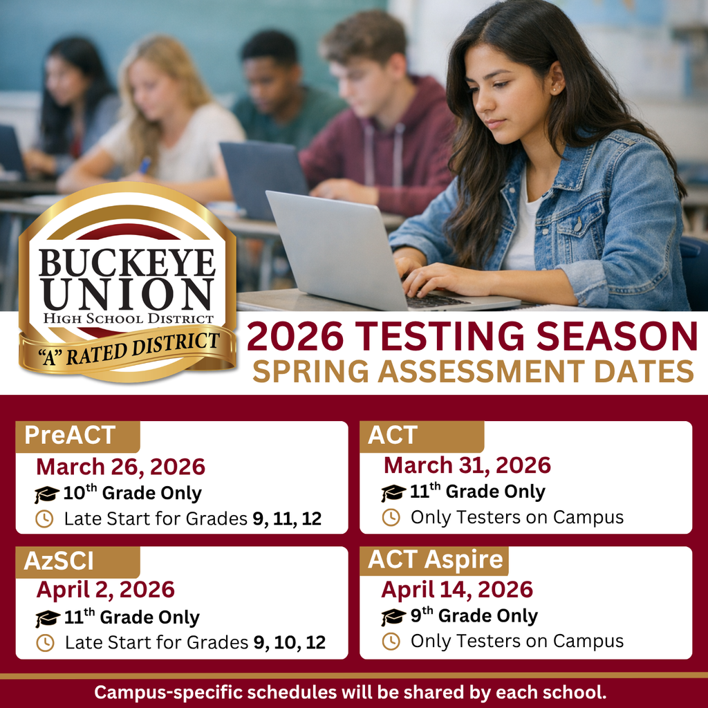 buhsd testing schedule