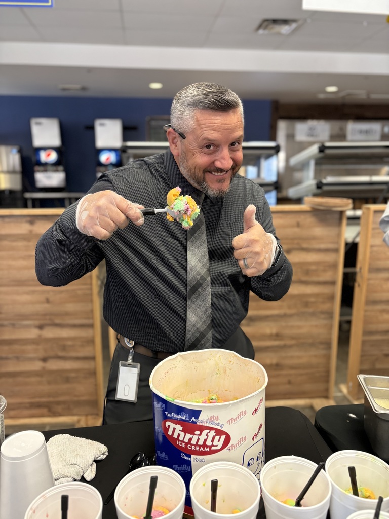 person posing with icecream scoop