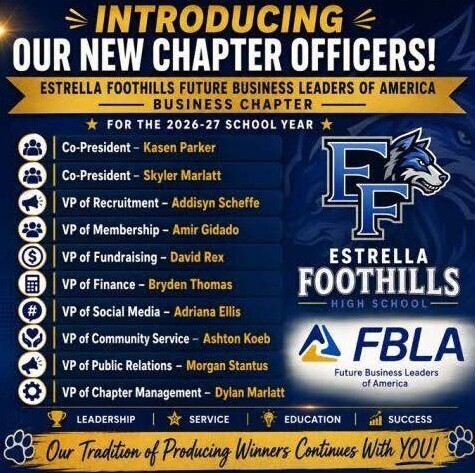 EFHS Business Chapter Officers