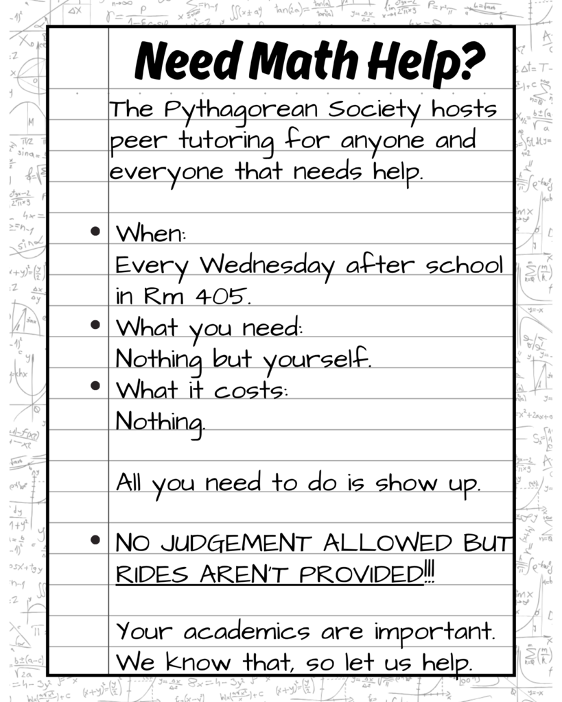 Math Tutoring Flyer