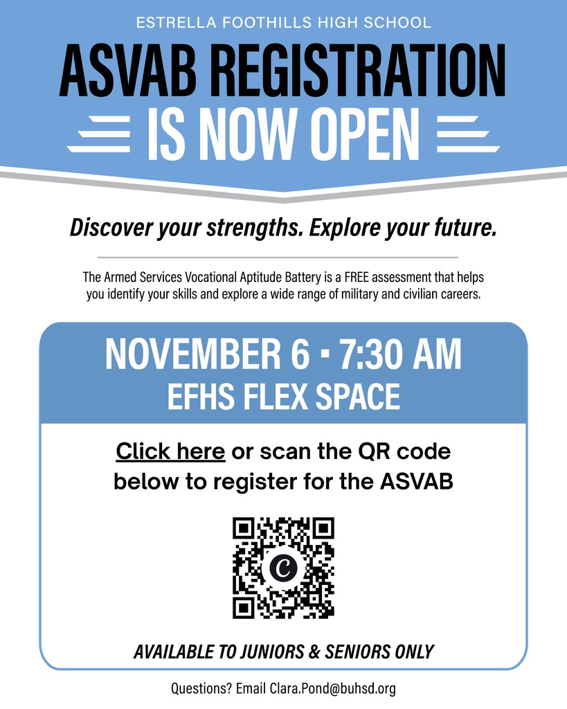 ASVAB Registration Flyer