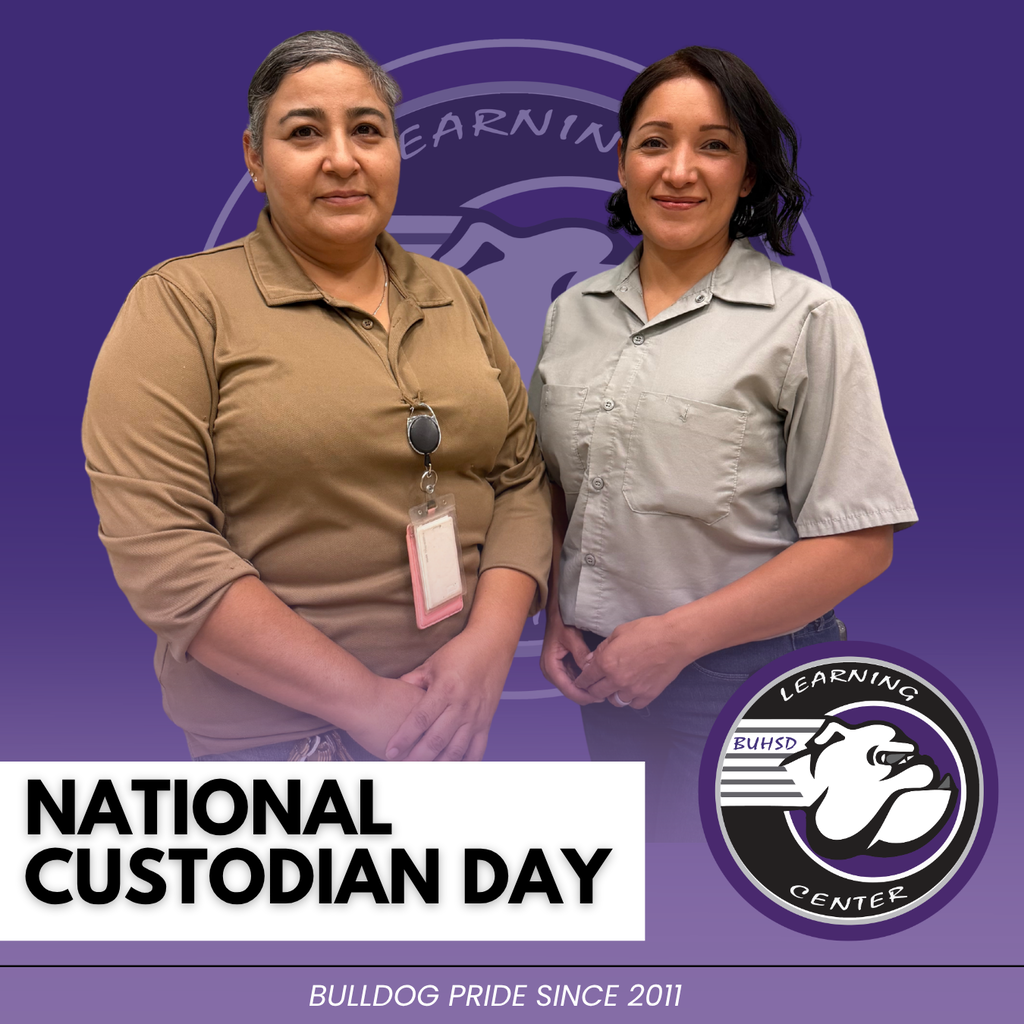 Two women in professional attire stand against a purple background. They have "National Custodian Day" text below them.