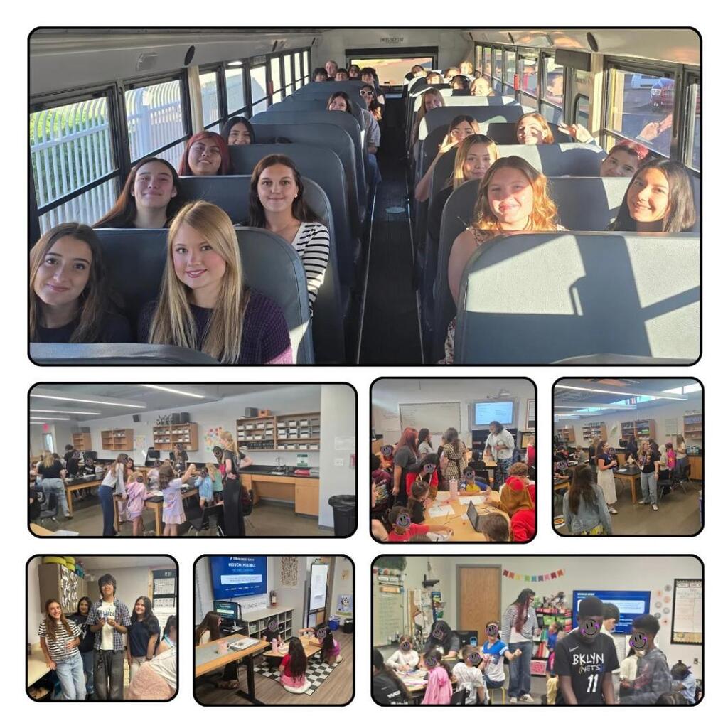 Education Professions students from EFHS visiting Westar Elementary for National Be a Teacher Day