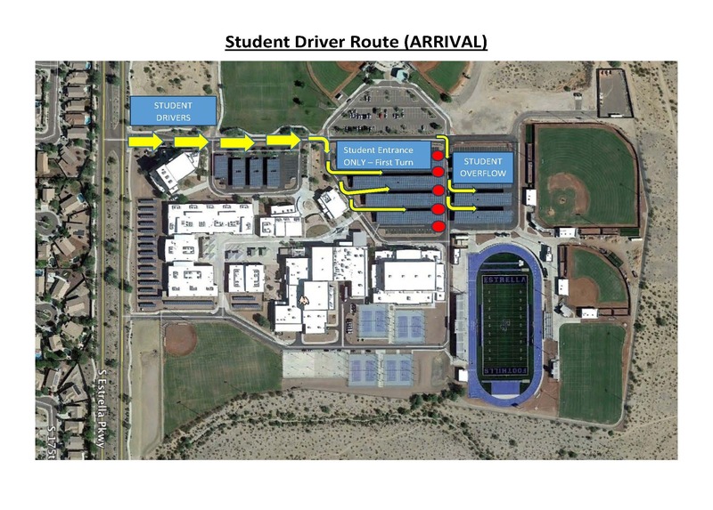 Student Driver Route (Arrival)