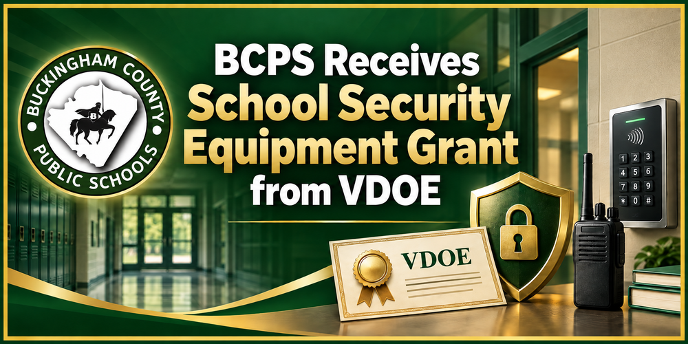 BCPS Receives School Security Equipment Grant from VDOE