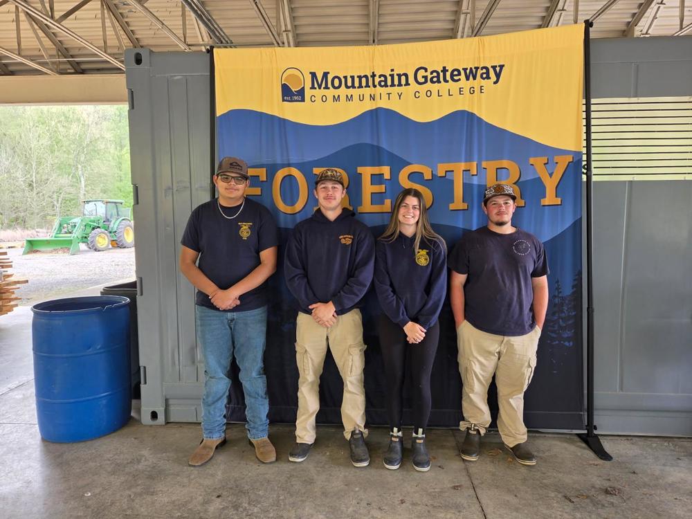 Senior FFA Team: Bryan Haldane, Ben Gilliam, Sarah Bryant, Luke Gilliam 