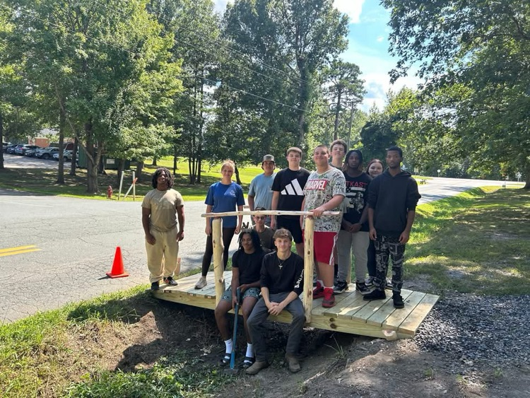 Carpentry class builds bridge