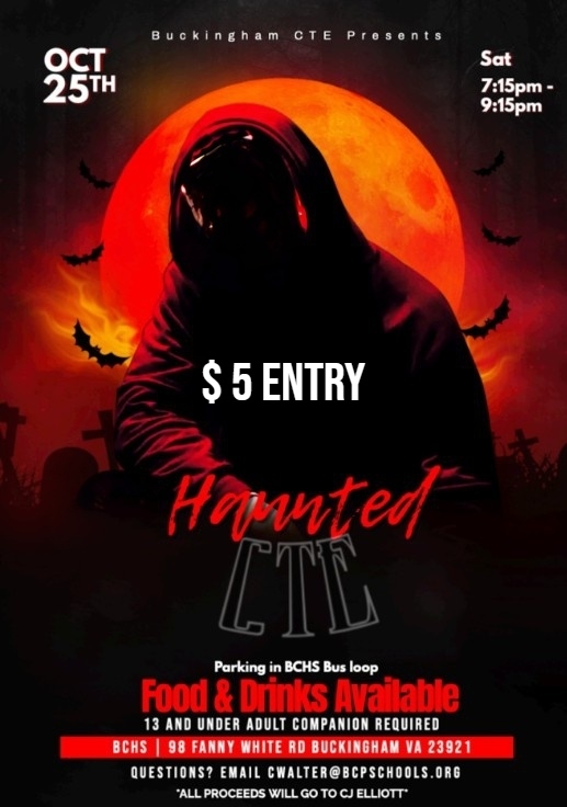 Haunted CTE Flyer 2025